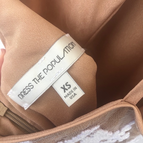 Dress The Population Abbie Sequin Minidress Sz XS - Picture 8 of 8